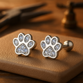 Whispering Petals Stud Earrings-Westeryn
