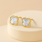 Clover Leaf Earrings in Gold-Westeryn