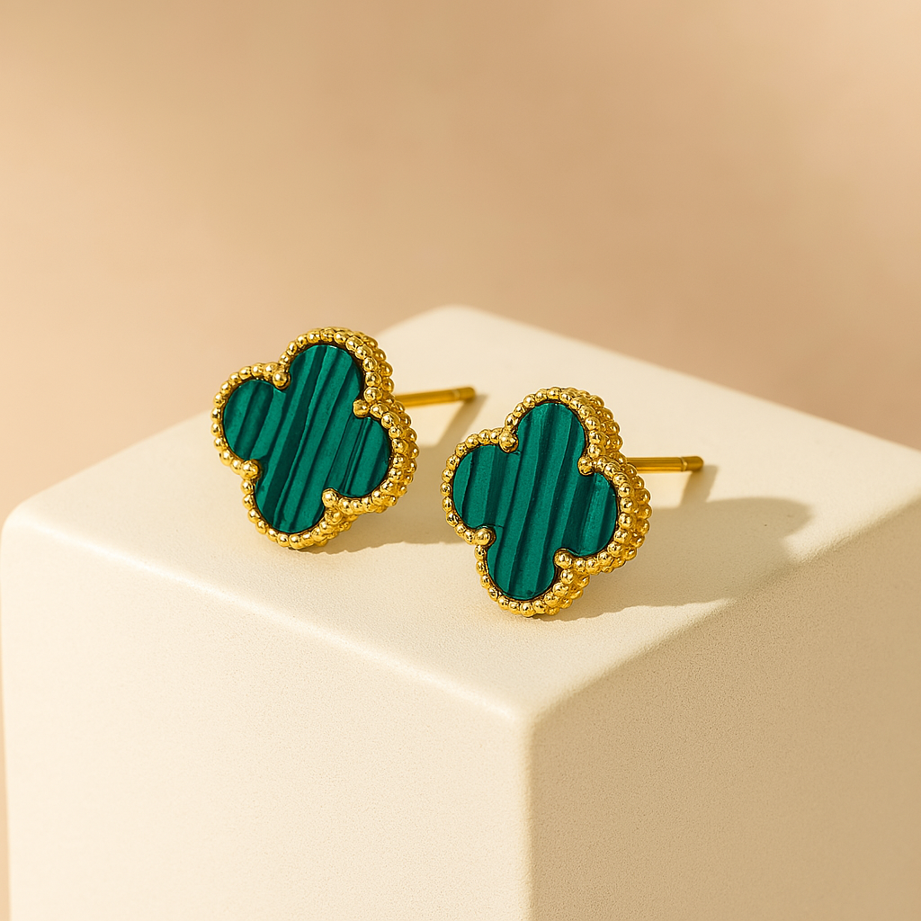 Clover Leaf Earrings in Gold-Westeryn