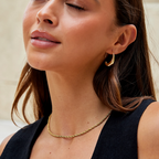China - Drop Hoop Earrings-Westeryn