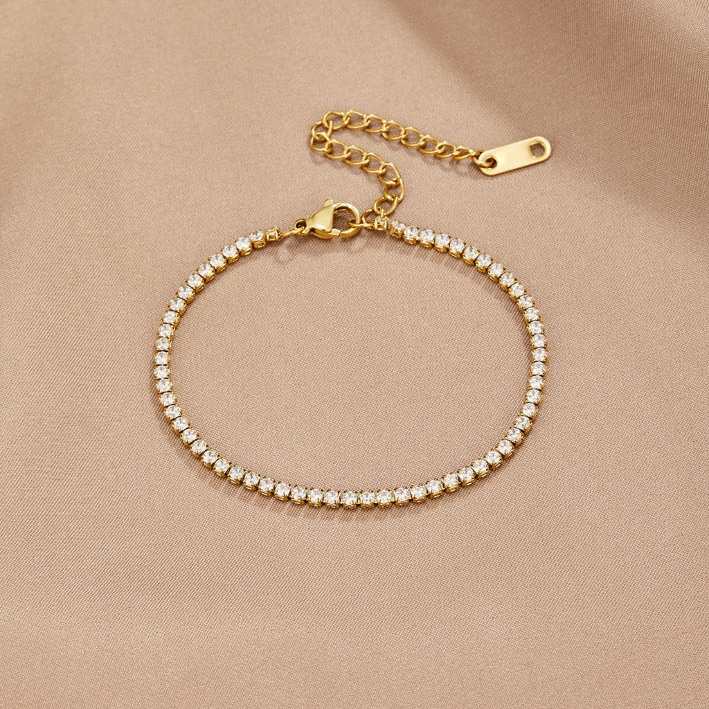Cordelia Gold Tennis Bracelet-Westeryn