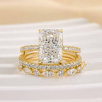 Jaily 3PC Wedding Ring Set | Gold-Westeryn