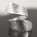 Adjustable Silver Spiral Ring-Westeryn