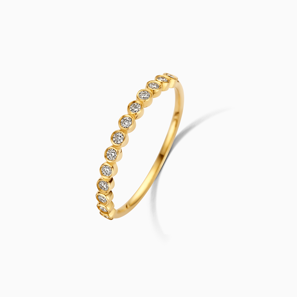 Diamond Bubble Ring | Gold-Westeryn