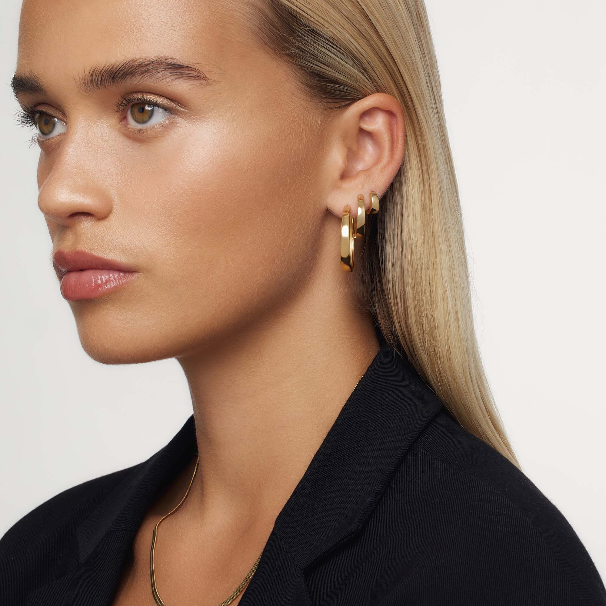 Gia Statement Hoops | Gold-Westeryn
