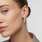 Large Icon Pavé Hoops | Gold-Westeryn