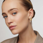 Large Icon Pavé Hoops | Gold-Westeryn