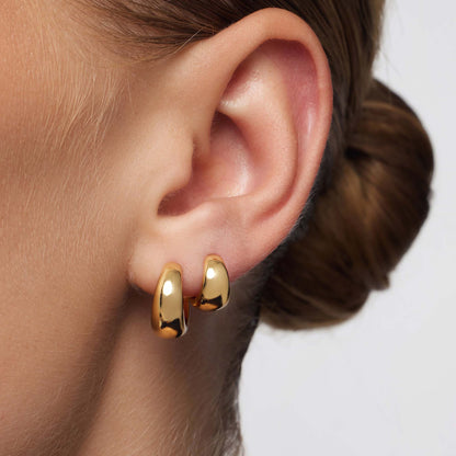 Rue Mini Hoops | Gold