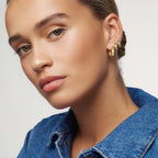 Rue Statement Hoops | Gold-Westeryn