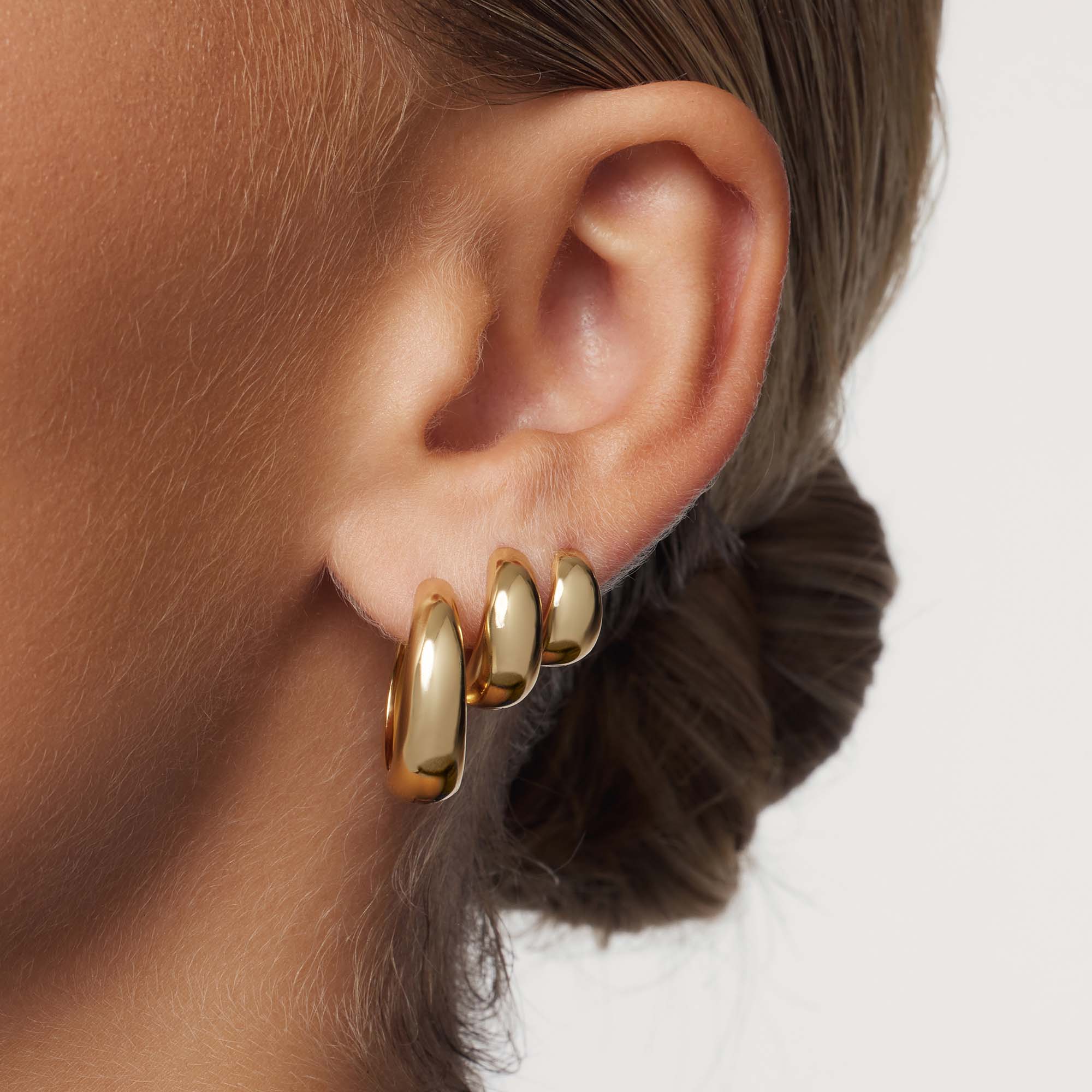 Rue Statement Hoops | Gold-Westeryn