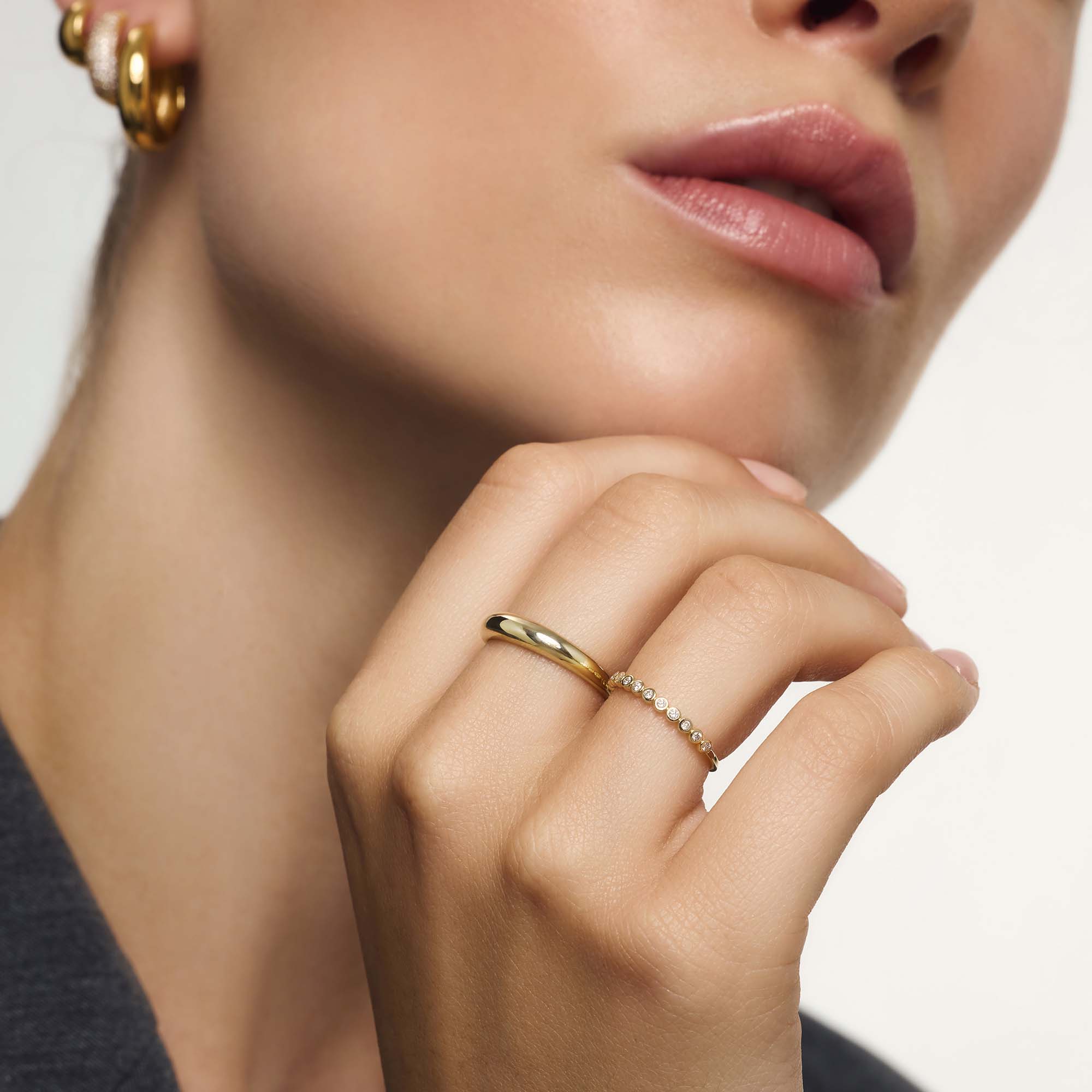 Diamond Bubble Ring | Gold-Westeryn