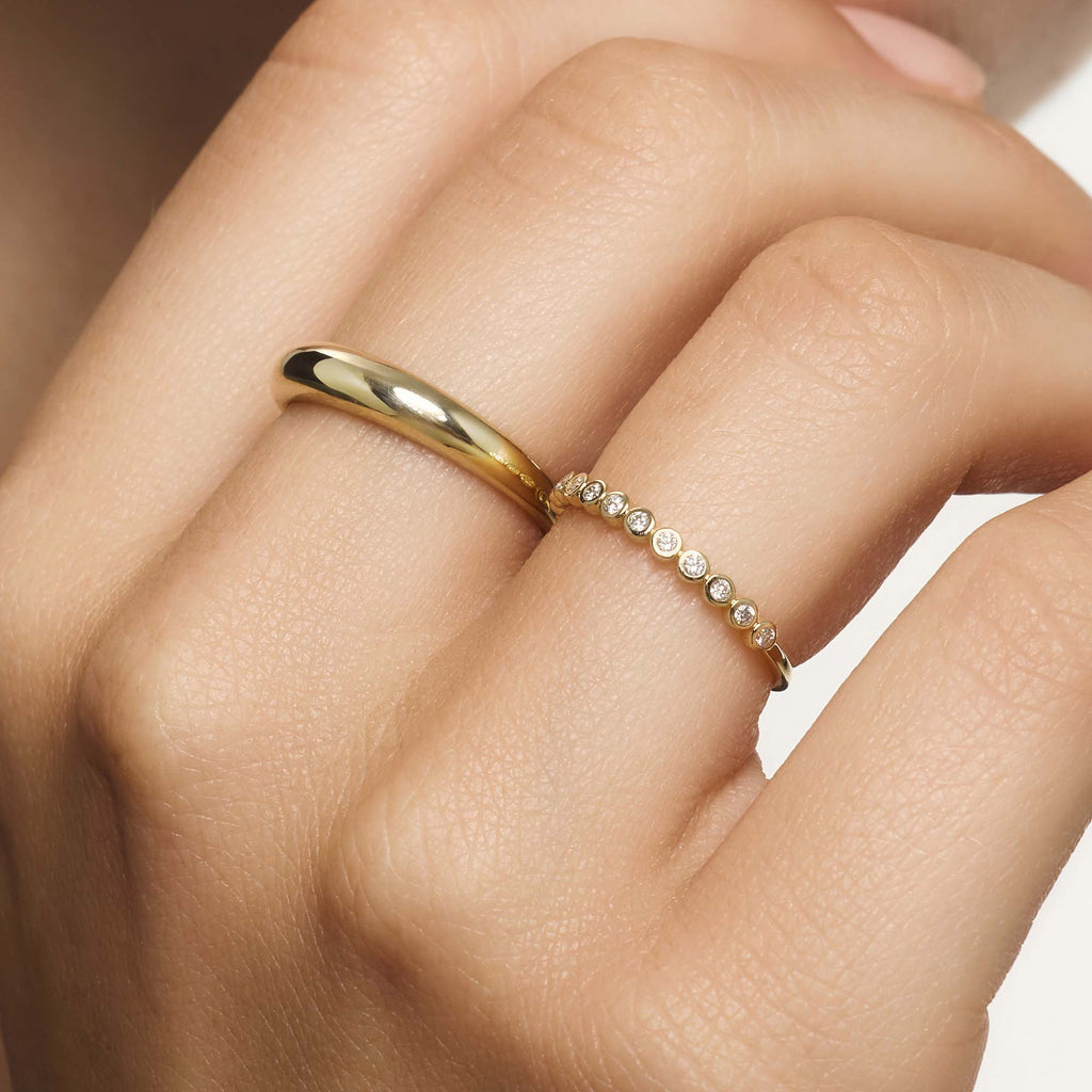 Diamond Bubble Ring | Gold-Westeryn