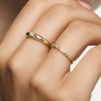Midi Dome Ring | Gold-Westeryn