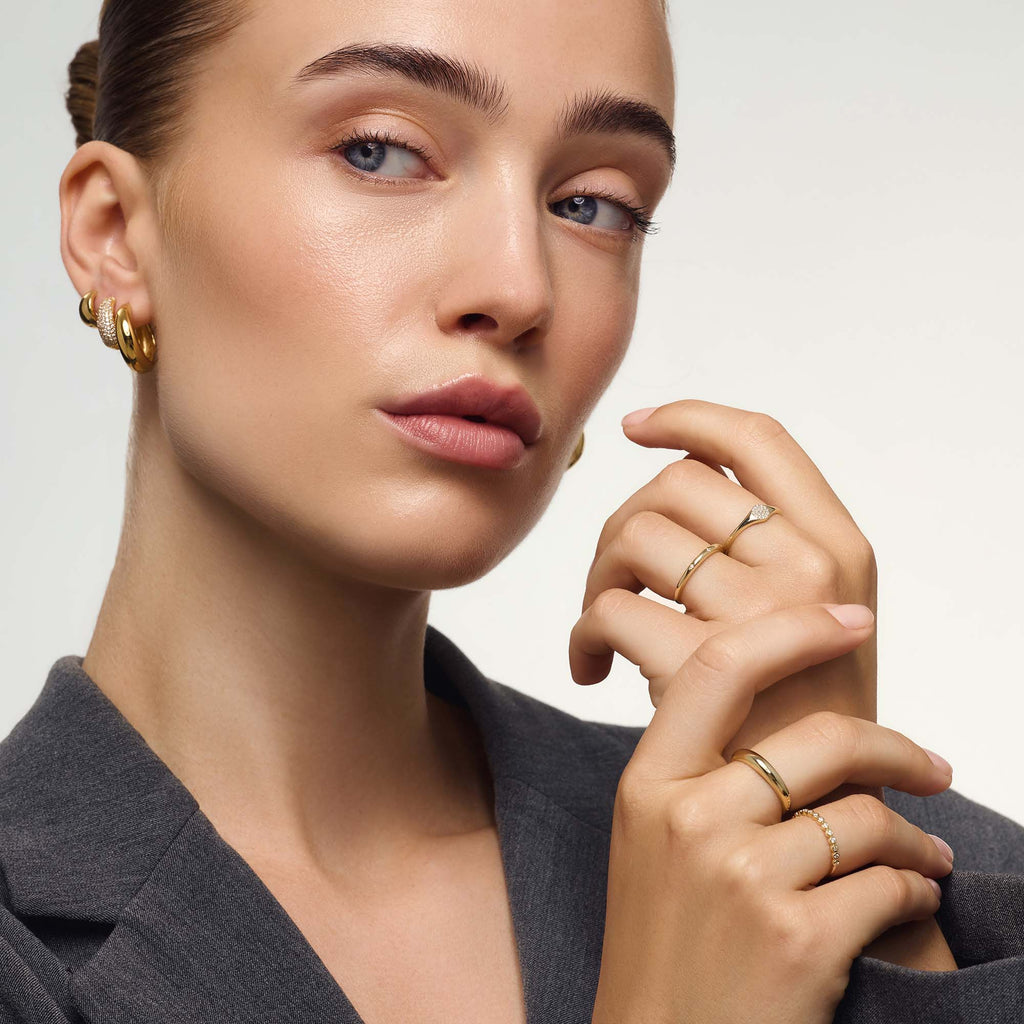 Diamond Bubble Ring | Gold-Westeryn