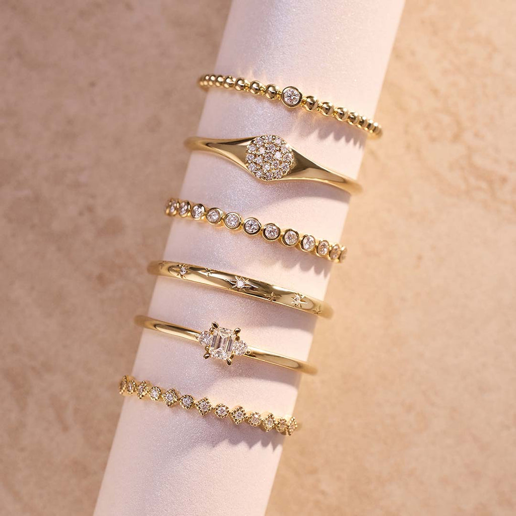 Diamond Bubble Ring | Gold-Westeryn