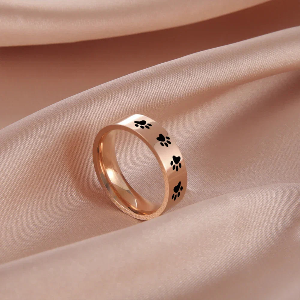 Whispering Paw Print Ring-Westeryn