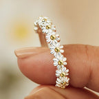 Adjustable Silver Daisy Ring-Westeryn