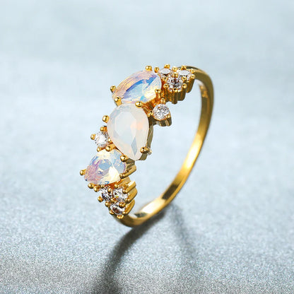 Radiant Moonstone Ring
