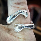 Embrace Me Ring in Silver-Westeryn