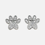 Celestial Paw Studs – Heart-Shaped Elegance-Westeryn