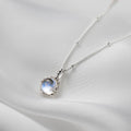 Moonstone Necklace - Round Cut Pendant-Westeryn