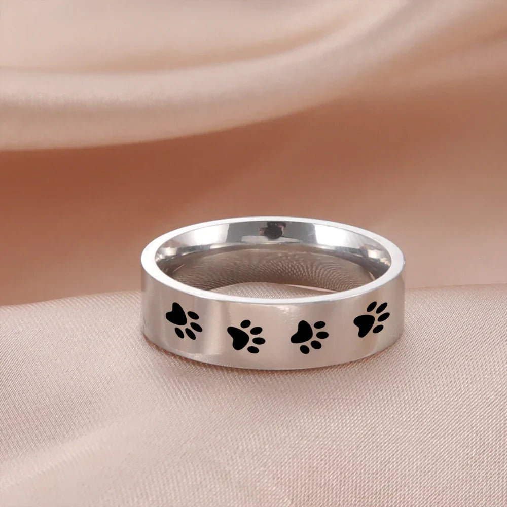 Whispering Paw Print Ring-Westeryn