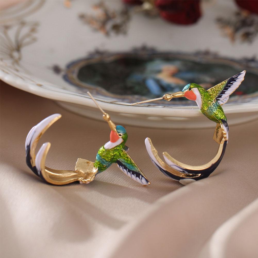 Whimsical Hummingbird Earrings-Westeryn