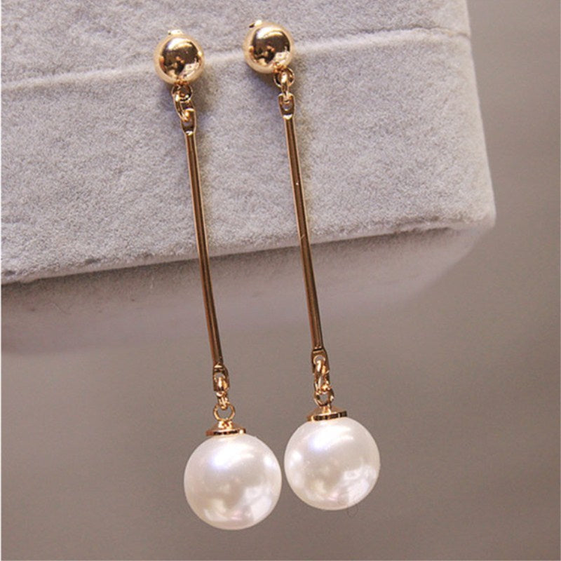 Exclusive Handcrafted Pearl Drop Earrings-Westeryn