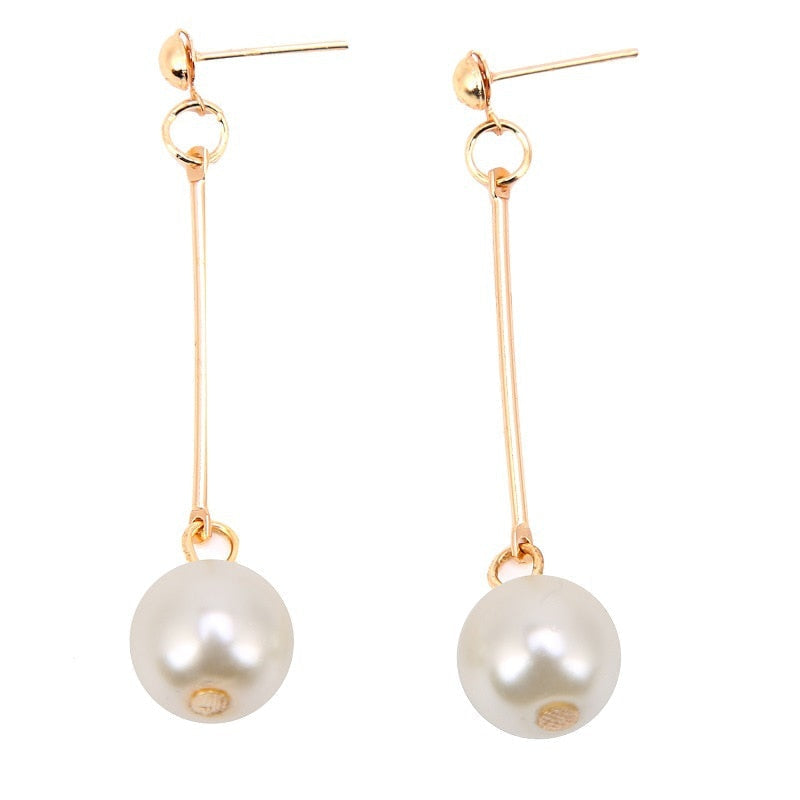 Exclusive Handcrafted Pearl Drop Earrings-Westeryn