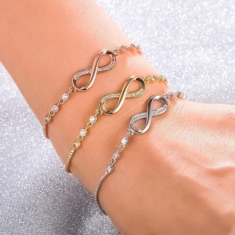Adjustable Silver Infinity Bracelet-Westeryn