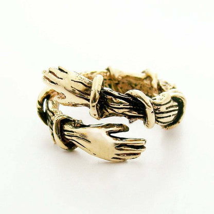 Embrace Me Ring in Silver