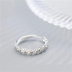 Adjustable Silver Daisy Ring-Westeryn