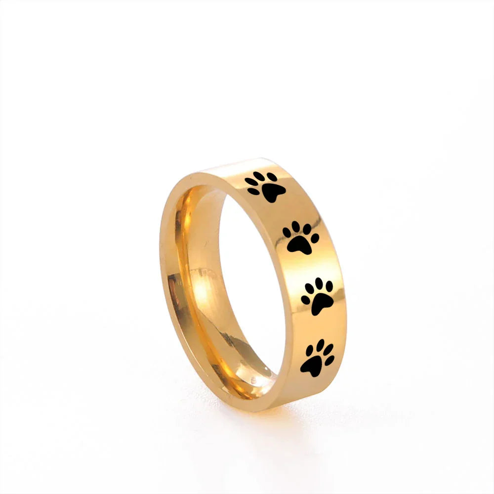Whispering Paw Print Ring-Westeryn