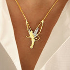 Fairy Luck Pendant in Silver and Gold-Westeryn