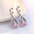 Exquisite Tree of Life Earrings | White Gold-Westeryn