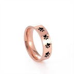 Whispering Paw Print Ring-Westeryn
