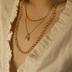 Original Initials Necklace in Silver with Padlock-Westeryn