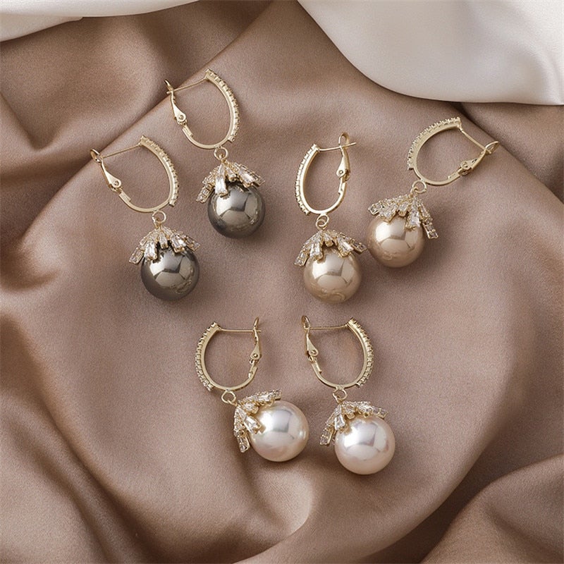 Malia Pearl Drop Earrings-Westeryn