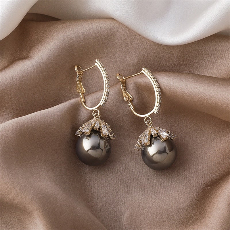 Malia Pearl Drop Earrings-Westeryn