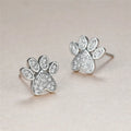 Celestial Paw Studs – Heart-Shaped Elegance-Westeryn
