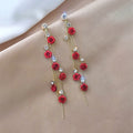 Blooming Elegance Rose Earrings-Westeryn