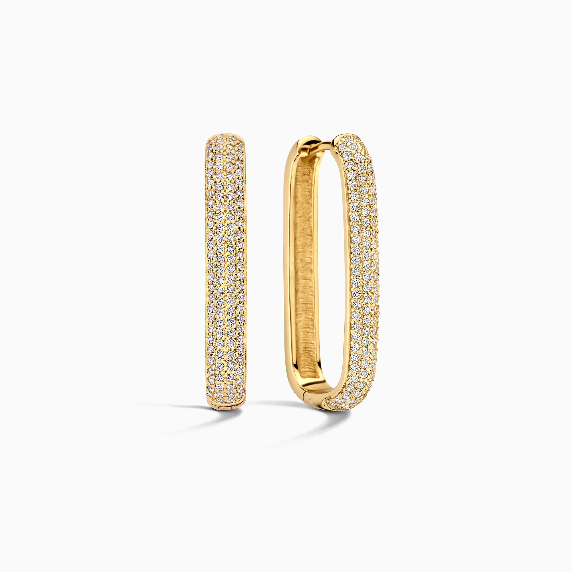 Large Icon Pavé Hoops | Gold-Westeryn