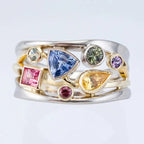 Vintage Colorful Zirconia Ring-Westeryn