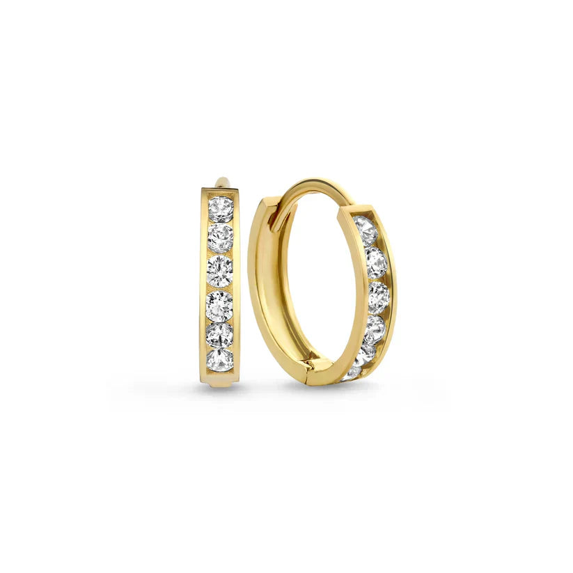 Dara Brillane Stone Earrings Set | Gold-Westeryn