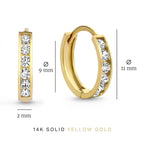 Dara Brillane Stone Earrings Set | Gold-Westeryn