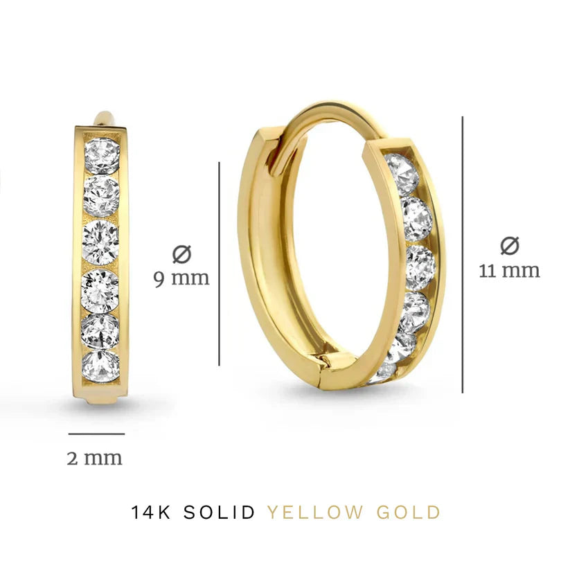 Dara Brillane Stone Earrings Set | Gold-Westeryn