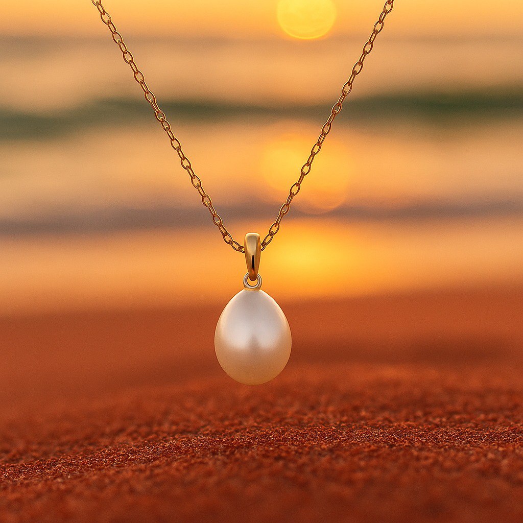 Ria | Pearl Necklace with Thin Chain-Westeryn
