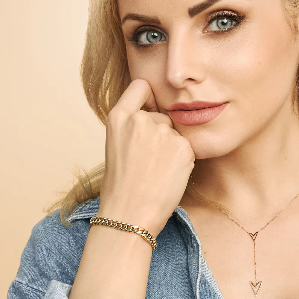 Estate Cuban Bracelet | Gold-Westeryn