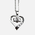 NALA – Elegant Stainless Steel Necklace with Charming Paw and Heart Design-Westeryn