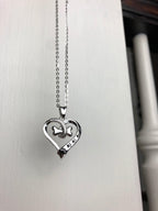 NALA – Elegant Stainless Steel Necklace with Charming Paw and Heart Design-Westeryn